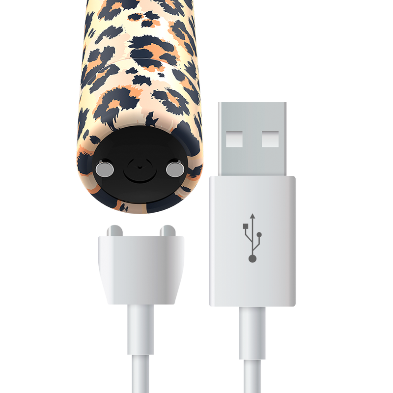 BALAS PERSONALIZADAS LEOPARD BALAS RECARGABLES 10 INTENSIDADES