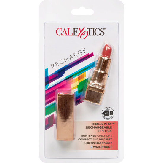 HIDE &amp; PLAY LÁPIZ LABIAL RECARGABLE RED BULLET