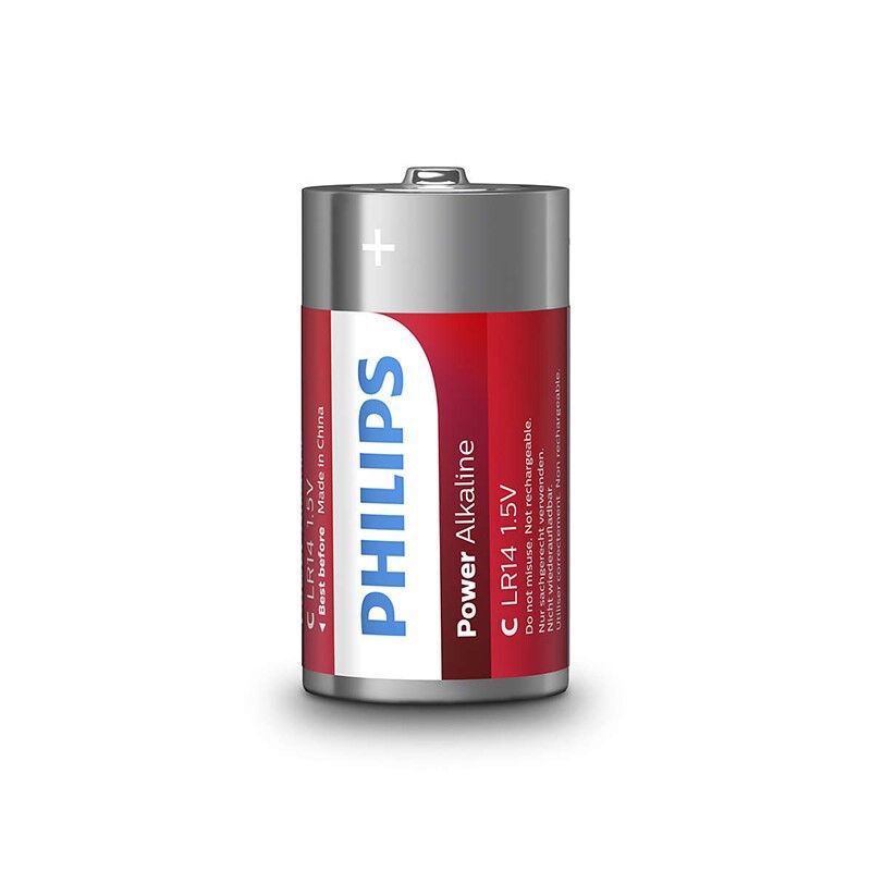 PHILIPS - PILA ALCALINA POWER C LR14 BLISTER * 2