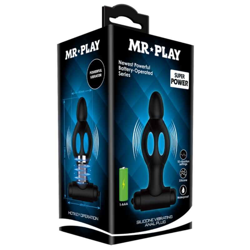 MR PLAY - PLUG ANAL DE SILICONA VIBRANTE