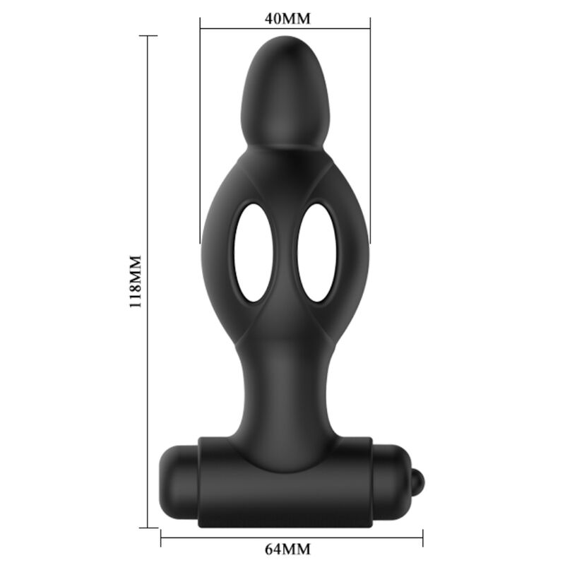 MR PLAY - PLUG ANAL DE SILICONA VIBRANTE