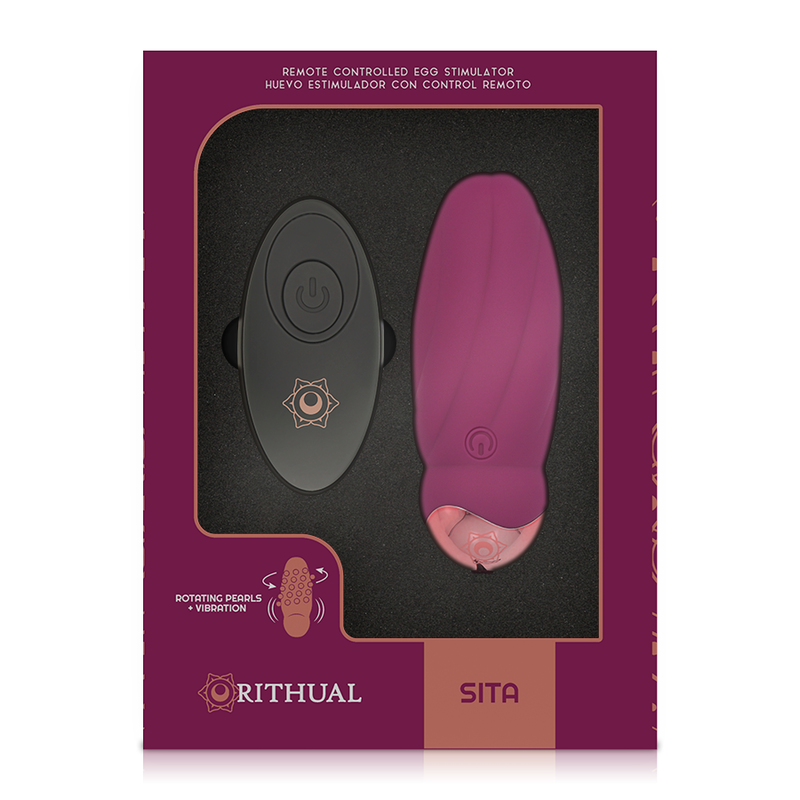 RITUAL - SITA CONTROL REMOTO HUEVO ROTACIÓN + VIBRACIÓN