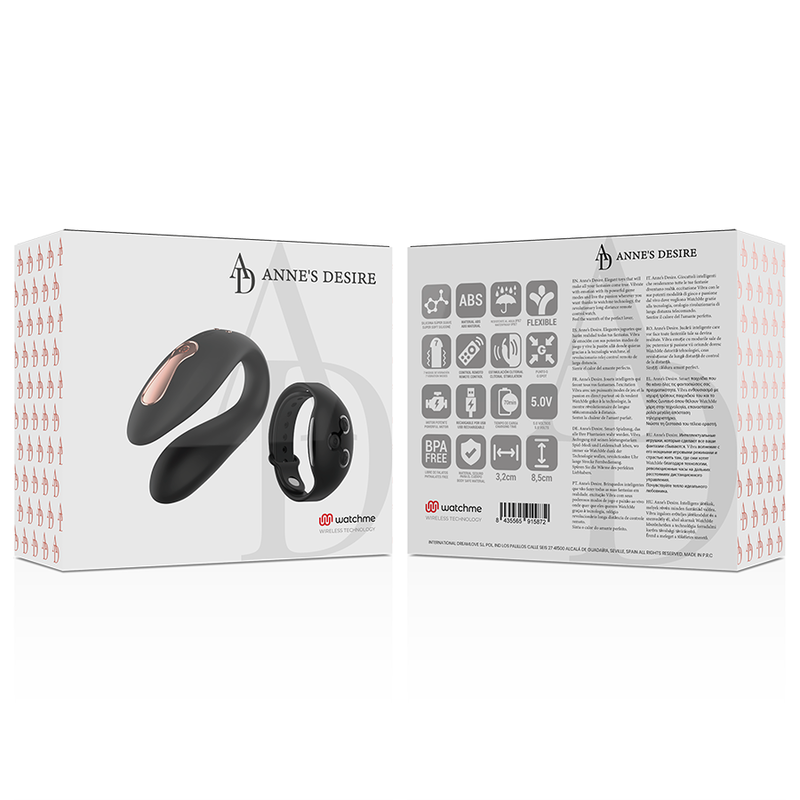 EL DESEO DE ANNE - TECNOLOGÍA DE DOBLE PLACER ONE WATCHME NEGRO
