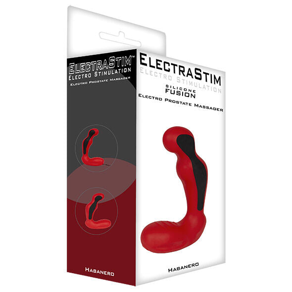 ELECTRASTIM - MASAJEADOR DE PRÓSTATA SILICONE FUSION HABANERO