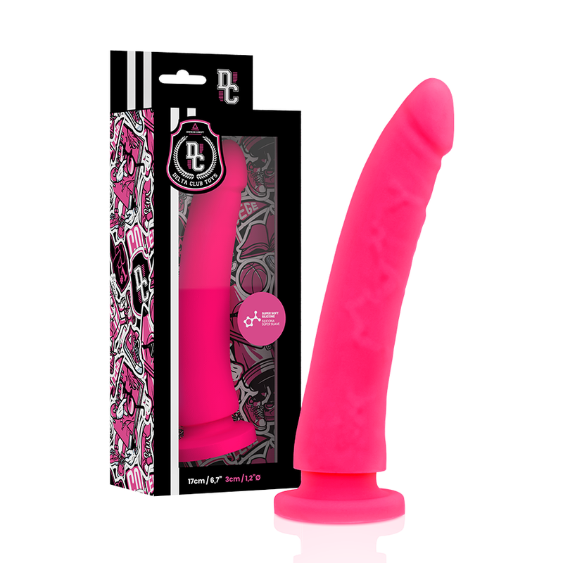 DELTA CLUB - ARNÉS DE JUGUETE + PENE DE SILICONA ROSA 17 CM -O- 3 CM