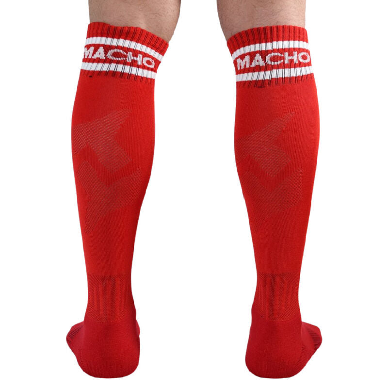 HOMBRE - CALCETINES LARGOS TALLA UNICA ROJO