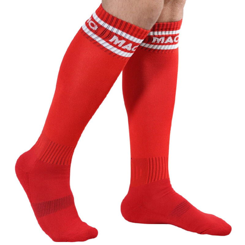 HOMBRE - CALCETINES LARGOS TALLA UNICA ROJO