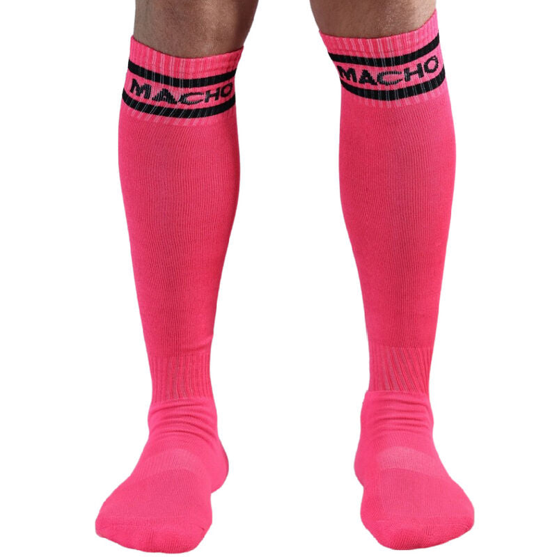 HOMBRE - CALCETINES LARGOS TALLA UNICA ROJO