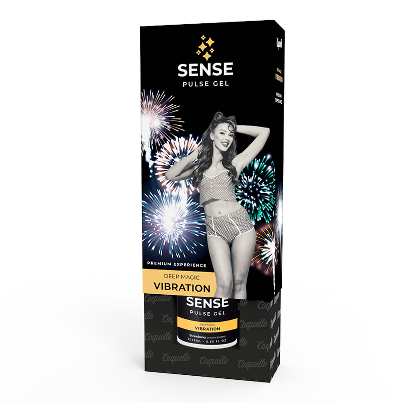 COQUETTE CHIC DESIRE - GEL VIBRADOR LÍQUIDO PREMIUM FRESA PULSE 15ML